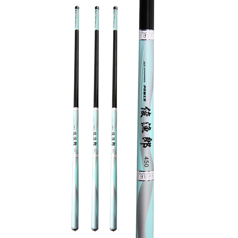 3.6M-7.2M Ultra-light Telescopic Fishing Rod Carbon Fiber Hard Fishing Pole