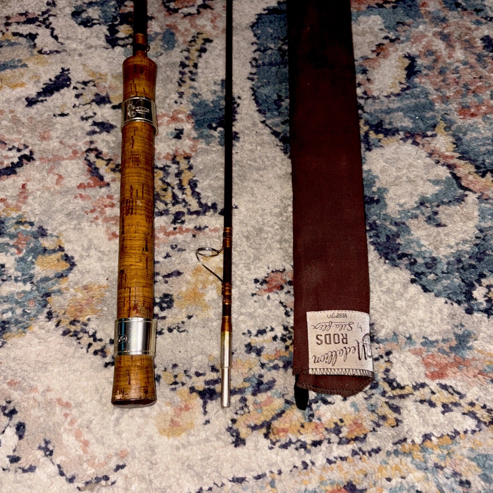 VINTAGE SILA-FLEX MEDALLION MSP70-2 FISHING ROD 7 FEET