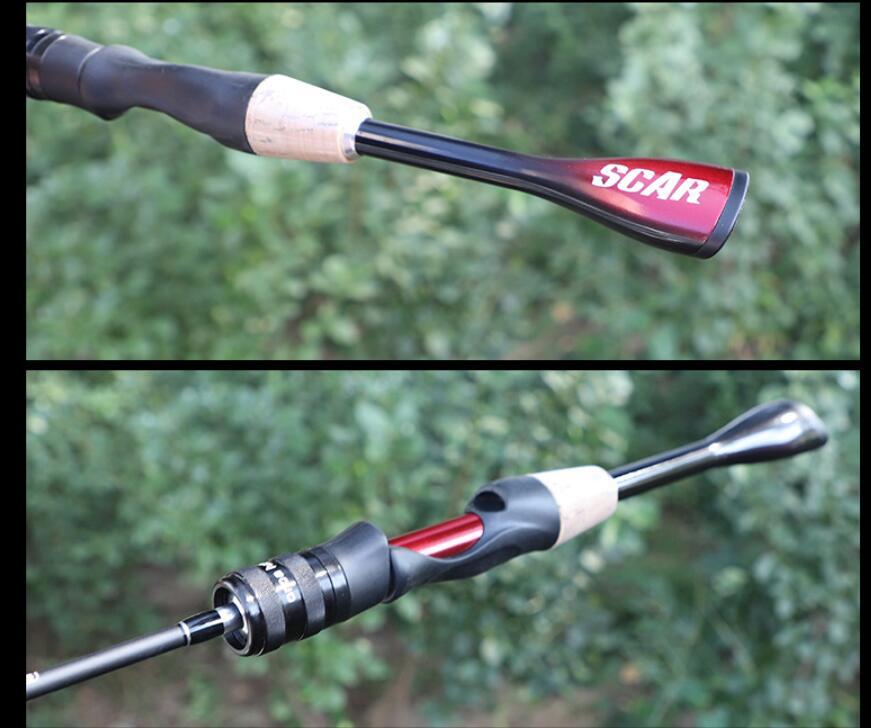1.53m 1.65m 1.8m Fast Action Ultralight Spinning Casting Rod Carbon Fiber Pole