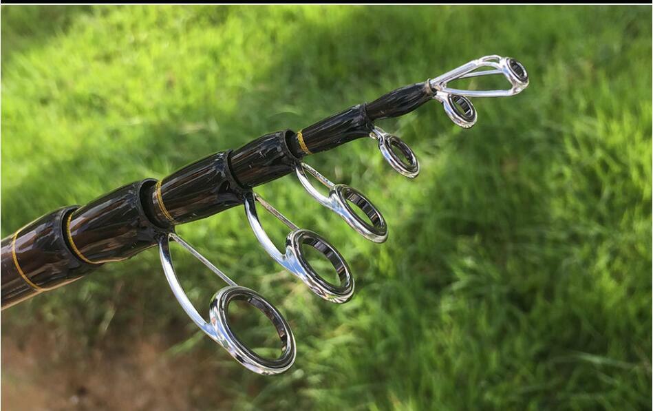 Portable Telescopic Rod Spinning Carbon Fishing Rods Casting Fishing Poles Trout