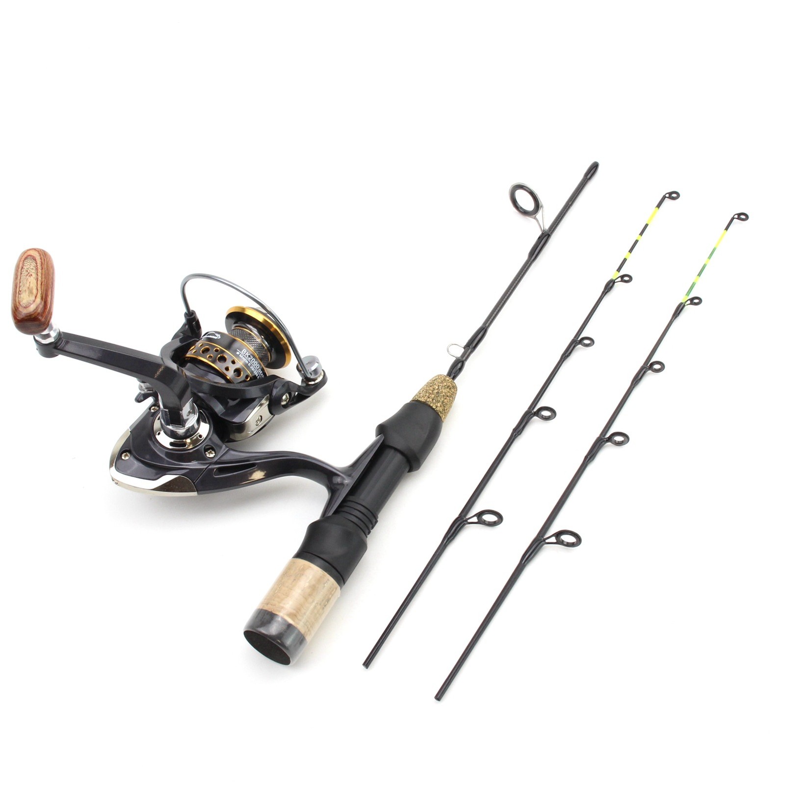 60cm Ice Fishing Rod Combo: Portable Winter Pole and Reel Set for Fishermen