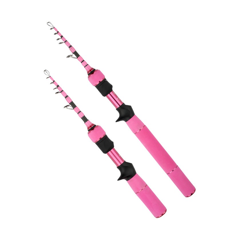 Super Short Telescopic Fishing Rod Portable Multi-Functional Fish Rod 1.5-1.8M