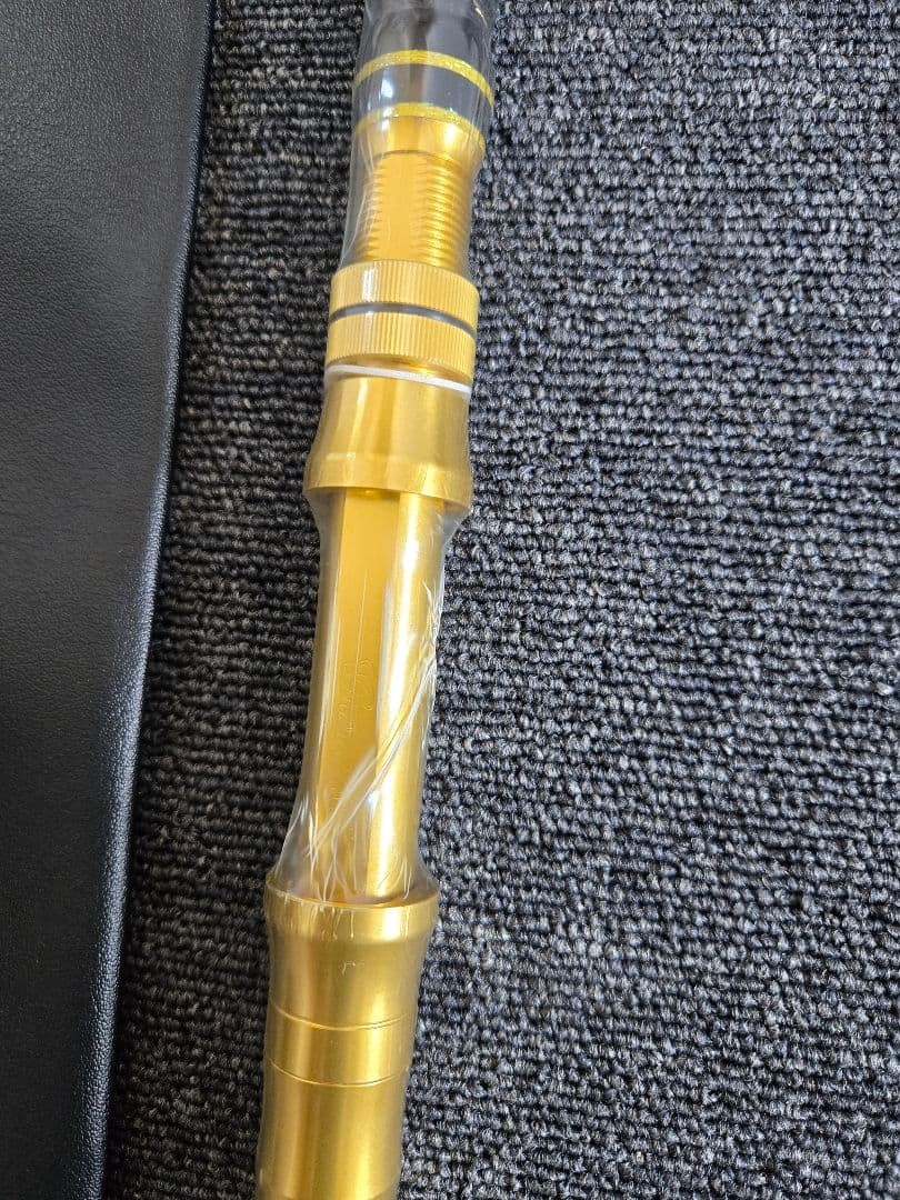 Tsuyoshi Shima Aji Limited 180R Boat Rod Gold Unused with Case