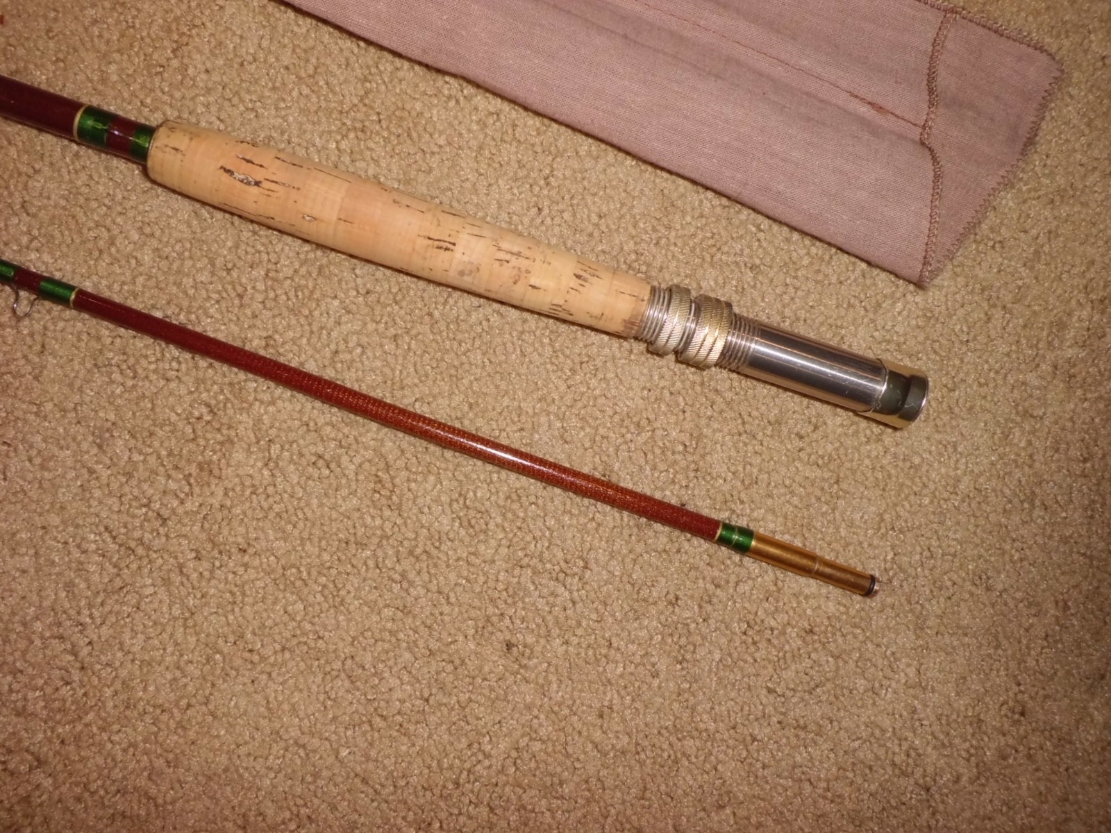 Vintage SILAFLEX Perfexion Model 216-MED Fly 8’6″ Rod- USA- LINE GBG