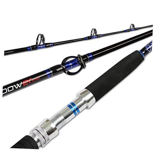 / 2-Piece Saltwater Offshore Trolling Rod Big Game Rod 5’6″ – 50-80lbs 1-Piece