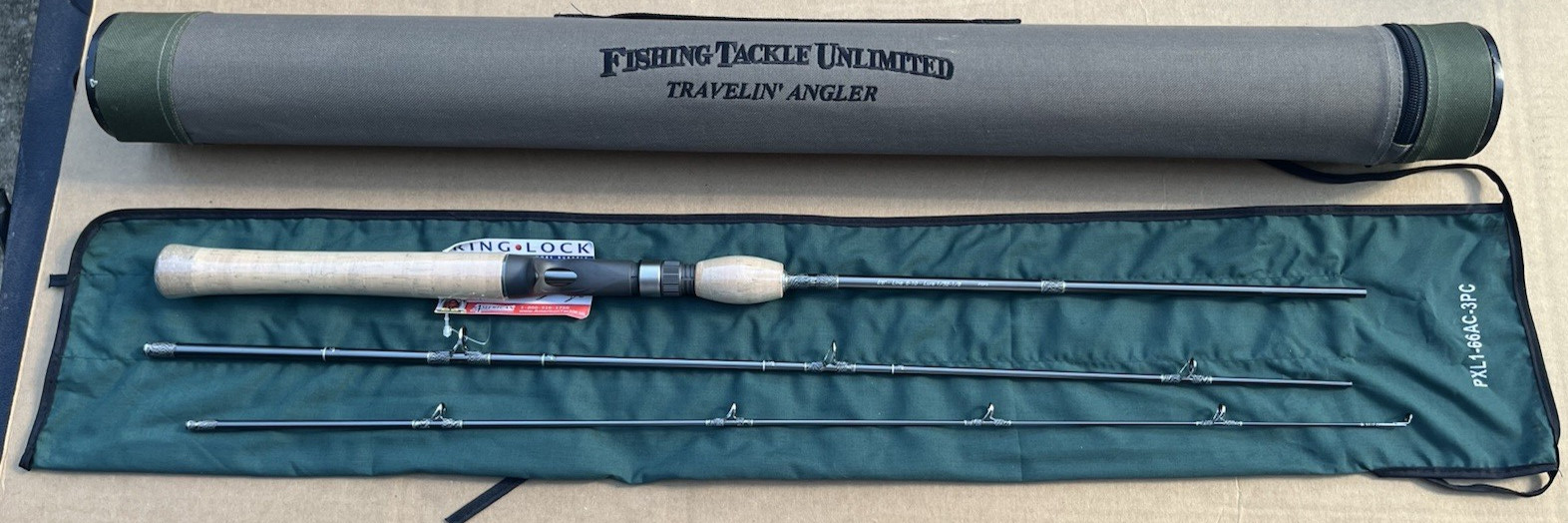 IM8 Pro Series PXL1-66AC-3 Extra Light Travel Rod 3 pc. Casting