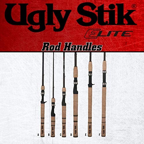 Shakespeare Ugly Stik 7’ Elite Spinning Rod 2-Piece 2-6lb Ultra Light Medium