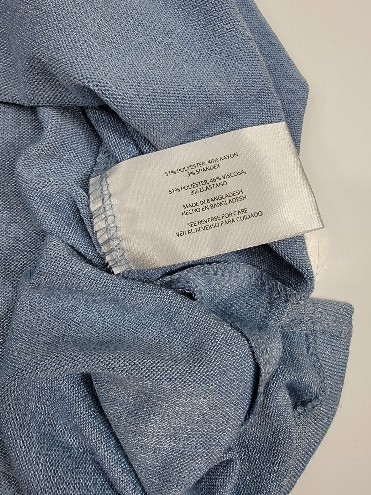 NEW Orvis Women’s Tunic Knit Top V-Neck Short Sleeves Side Slit Blue XXL 2XL NWT