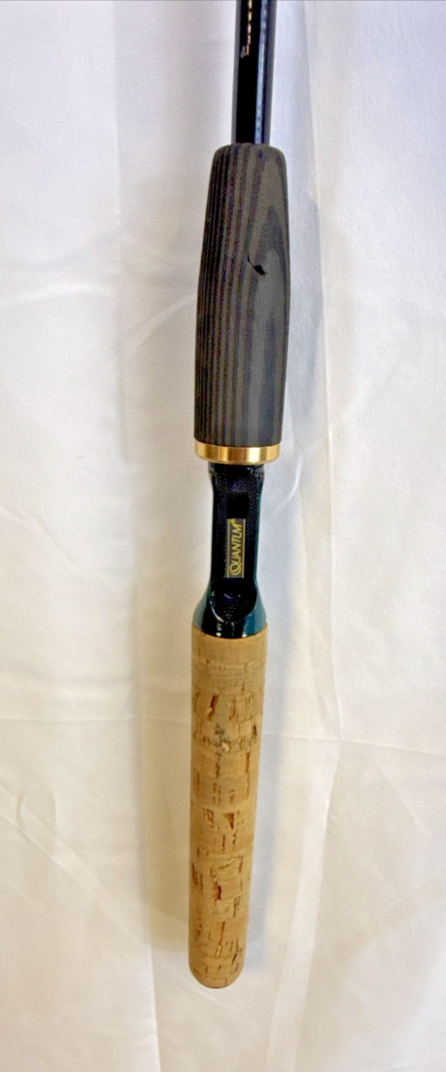 Vintage Zebco Quantum XL Graphite QXLS 60M 6′ Spinning Rod 1pc Medium Action