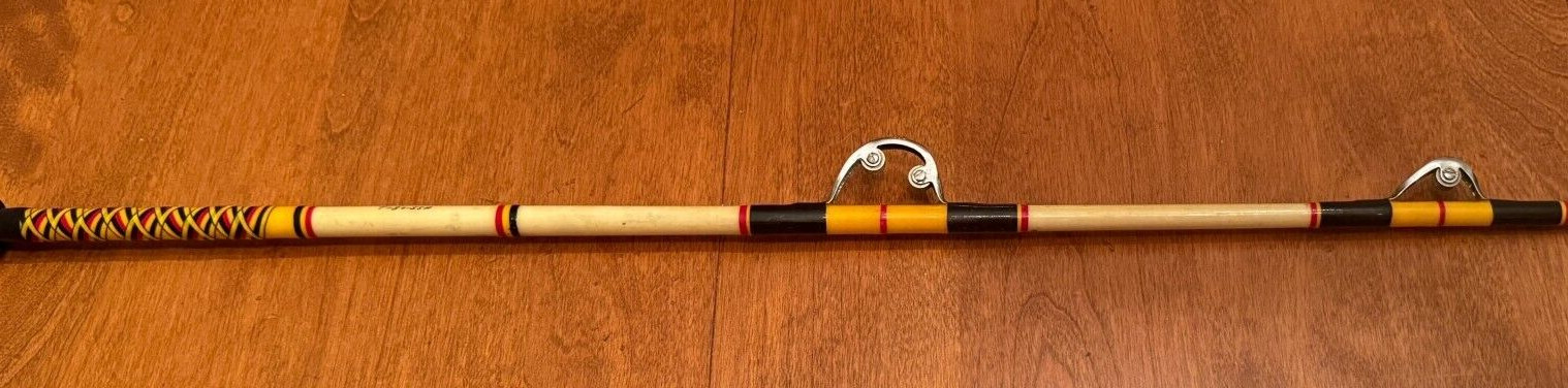 Custom Made Handcrafted STAR RODS Stand Up Conventional Roller Rod 6’4″ T-30-SSA