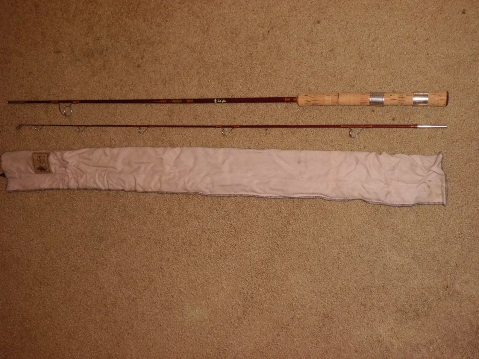 Vintage SILAFLEX SP65RL-2 Light Spinning 6’5″Rod made in USA