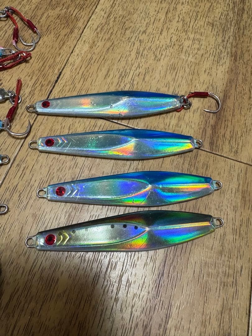 Haori Jig Japan 135g Silver, 125g Blue Pink, 18pcs Fishing Lures Used