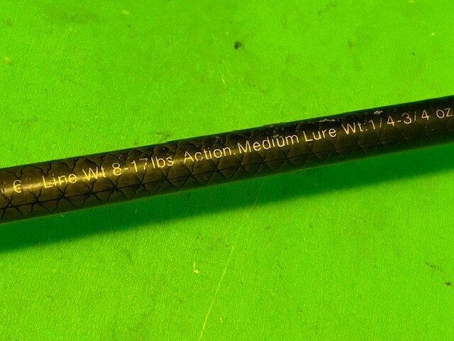 ZEBCO RHINO 5 FOOT 6 INCH 8 TO 17 POUND RATED BAITCASTING FISHING ROD