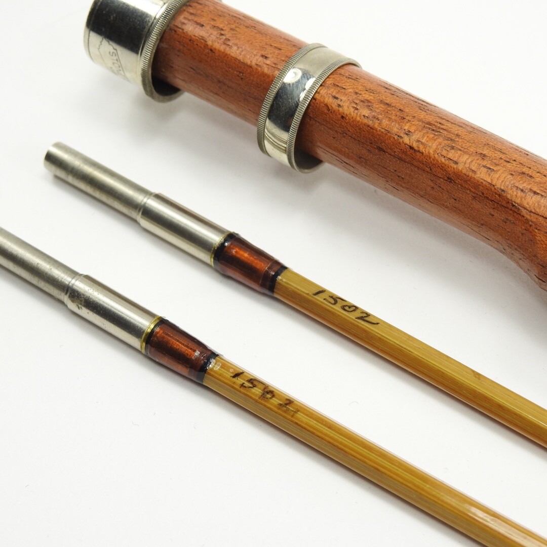 Dennis Stone Bamboo Fly Fishing Rod. 7’ 4wt. W/ Tube and Sock.