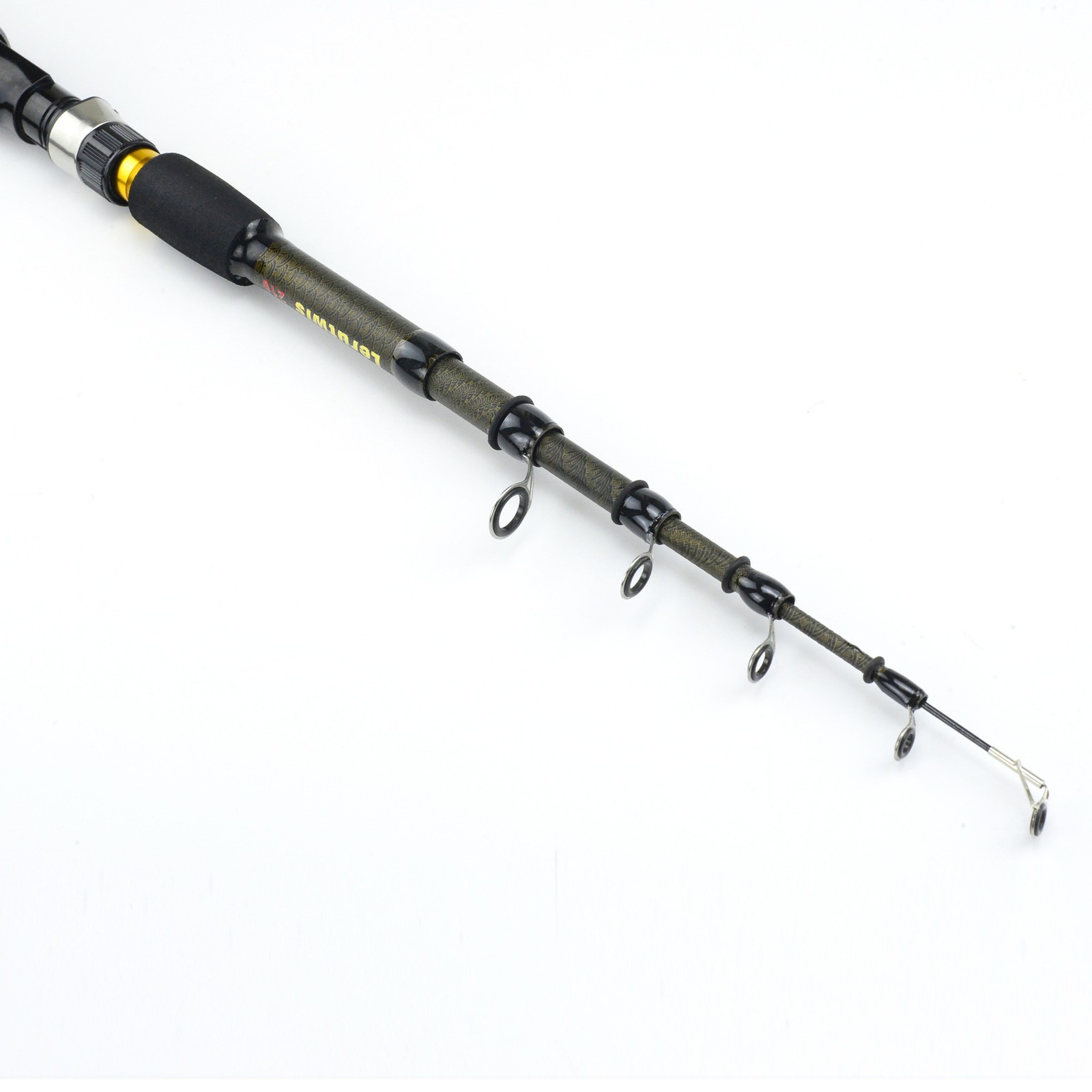Carbon Fiber Telescopic Ice Fishing Rod Saltwater Portable Spinning Pole