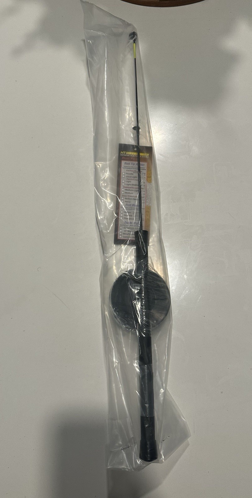 HT EGL-24 Graphite Jig Pole 24″ – Rigged W/Sponge Bobber
