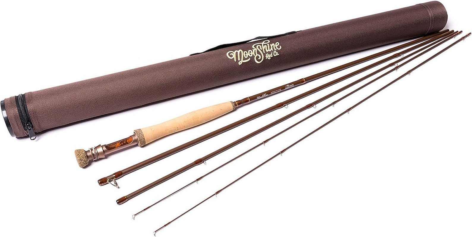 Moonshine Rod Company Fast Action Fly Fishing Rod – Carbon Fiber Graphite Rod wi