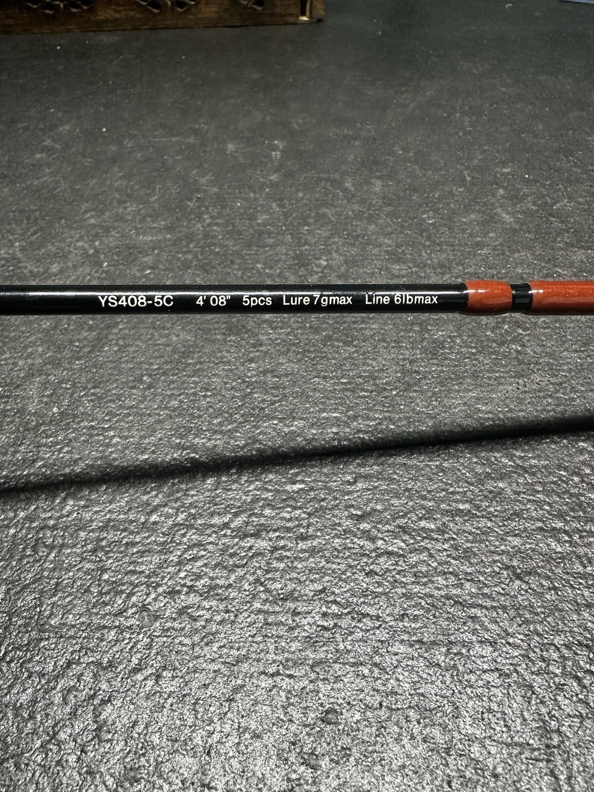 Huerco YS408-5C Travel Fishing Rod 4’8″ 5pc 7g Lure 6lb Line Max