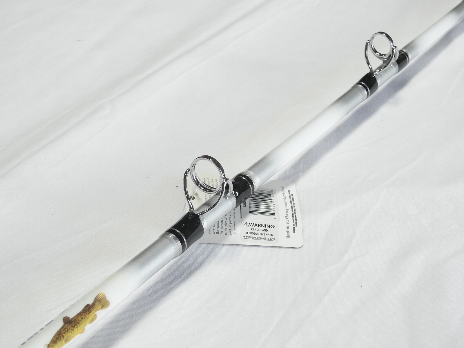 Pro Catfish Casting Rod 7′ 1pc Cork Handle Glow Tip