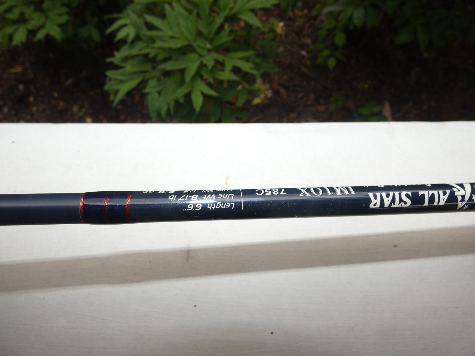 RARE ALL STAR IM10X USA MADE 785C 1 PC FAST MED ACT 6’6″ FISHING ROD