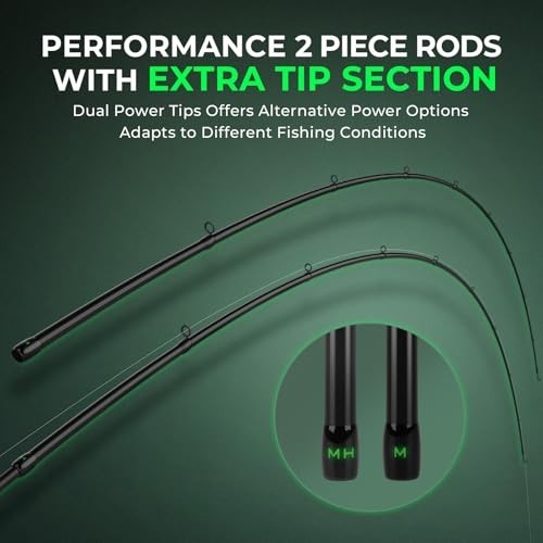 Lightweight Dual Tip Fishing Rod – IM6 Graphite Spinning & Casting, EVA Grip, Zi