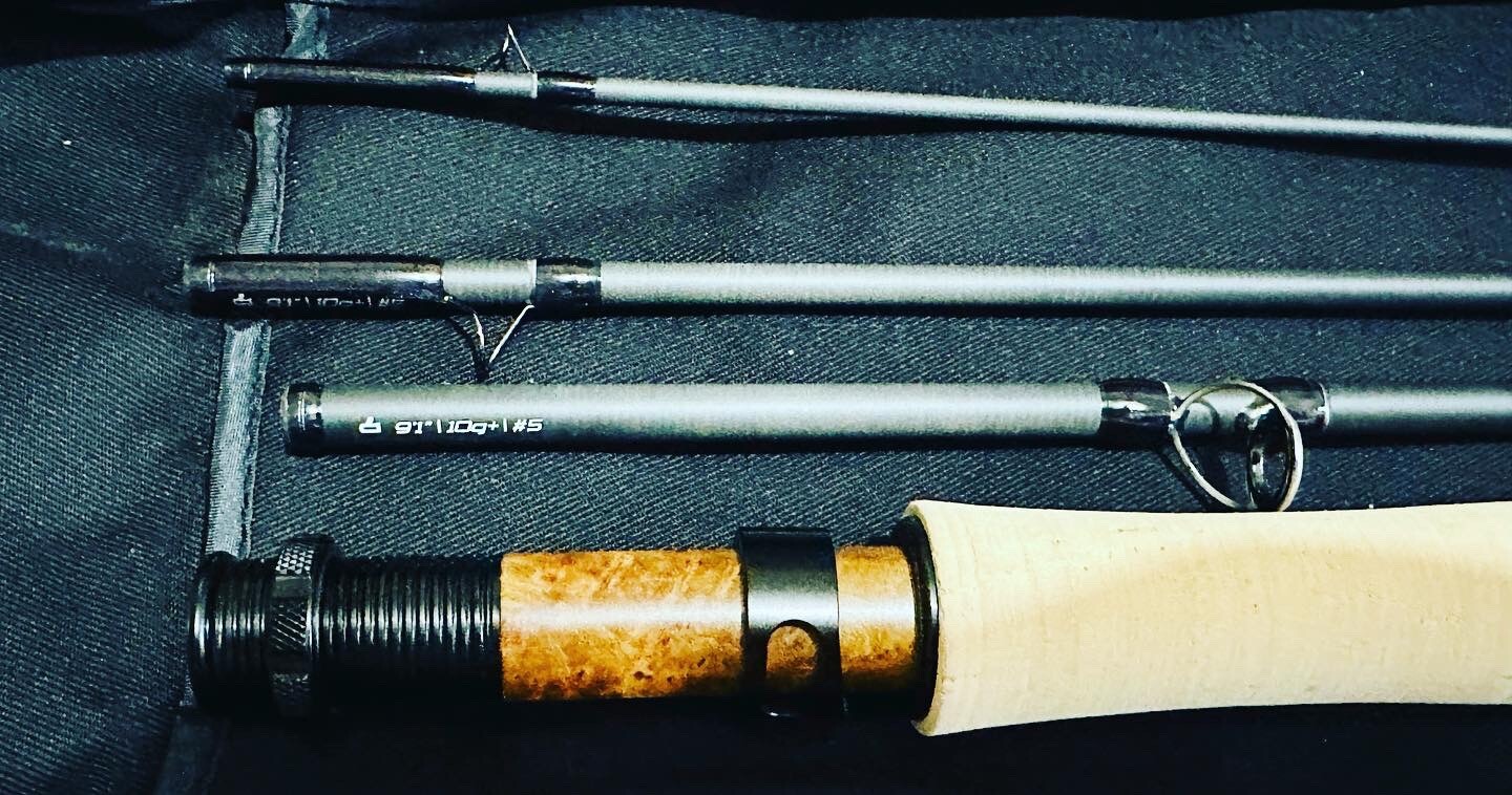 Nam Single Hand 4 Piece 9′ 1 Trout Fly Rod 10g #5 with Bag & Travel Tube
