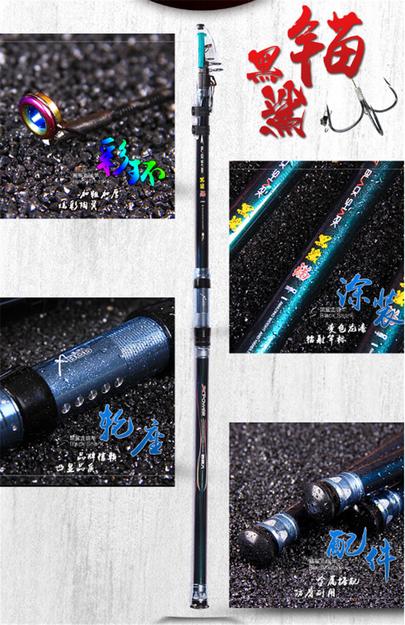 Telescopic Surf Rod High Sensitive Heavy Duty Carp Rod Spinning Rod CW:200-300g