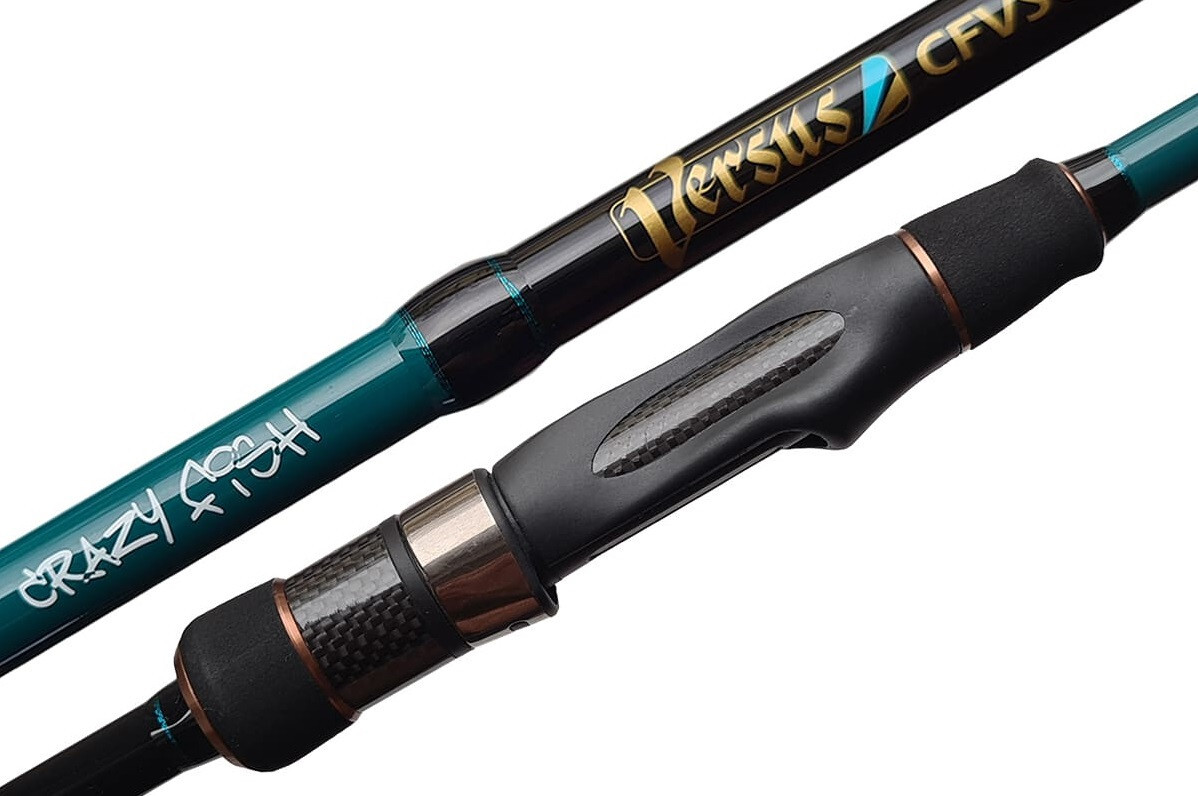 Crazy Fish Versus VSR802LT 5g2″ – 18g4″ 244cm 8’0″ line 0.6-1.2 spinning rod