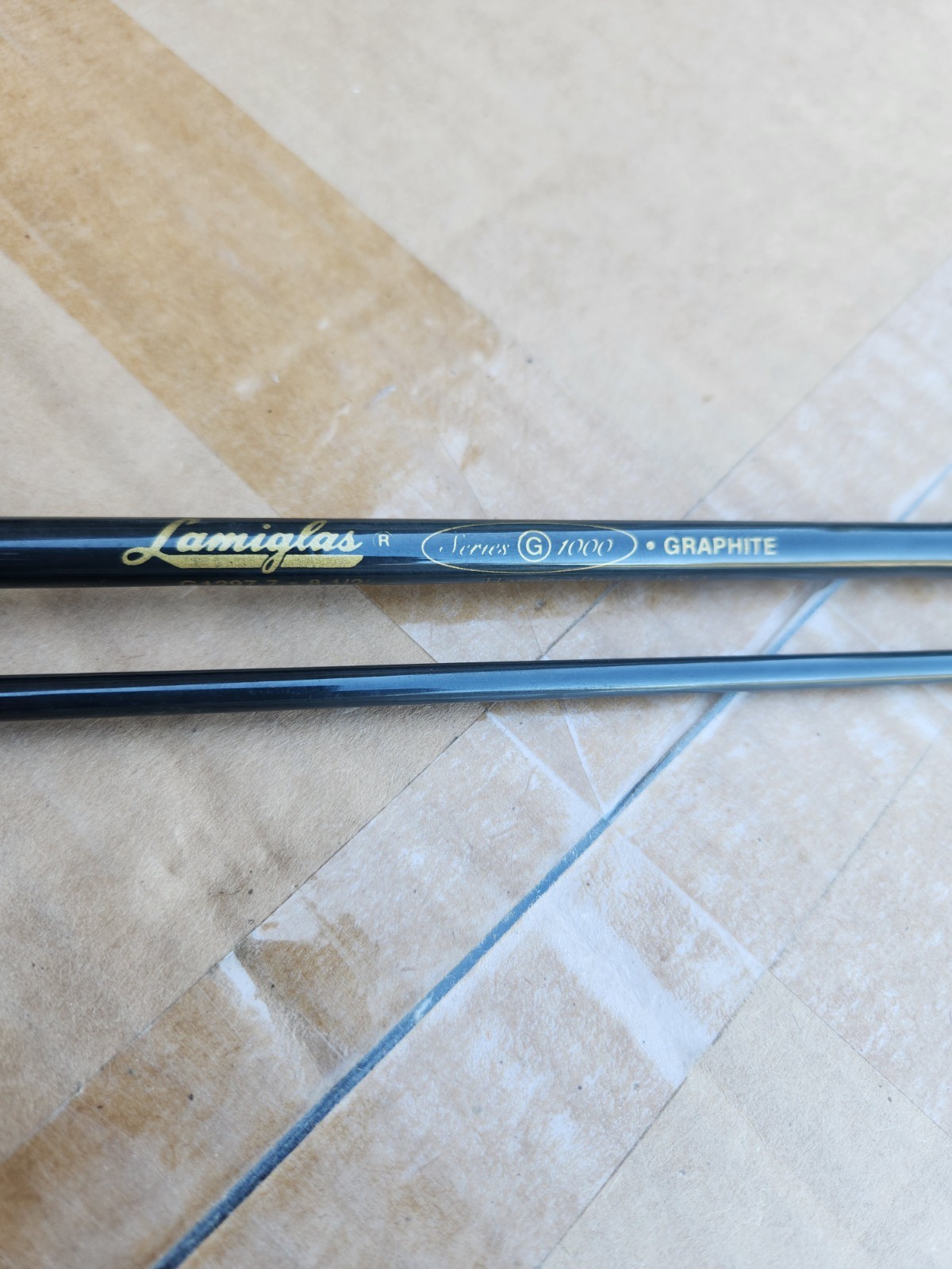 New Lamiglas (G-1000 G1297-7) 8’6″ #7 Weight Graphite 2pc Fly Fishing Rod USA