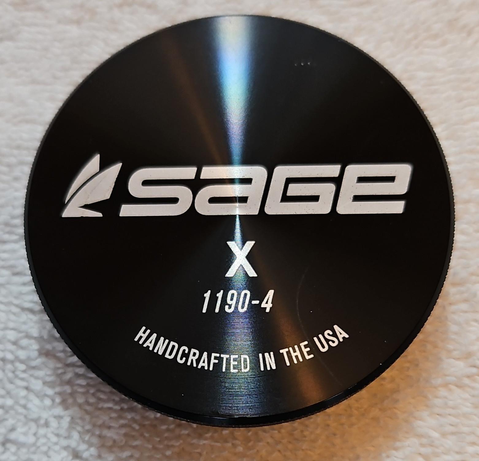 SAGE X 1190-4 Fly Rod 9ft 11wt 4pc Graphite.10 Guides Original &Tube Sock