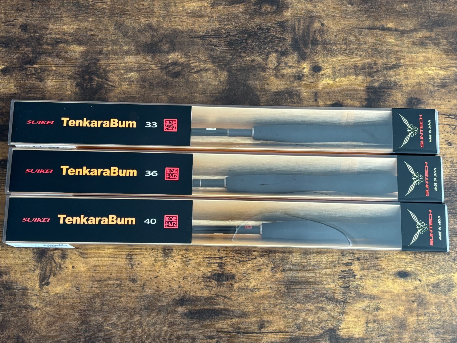 Suntech SUIKEI TenkaraBum 33 36 40 Fly Fishing Rod Set of 3 Japan Tenkara Bum