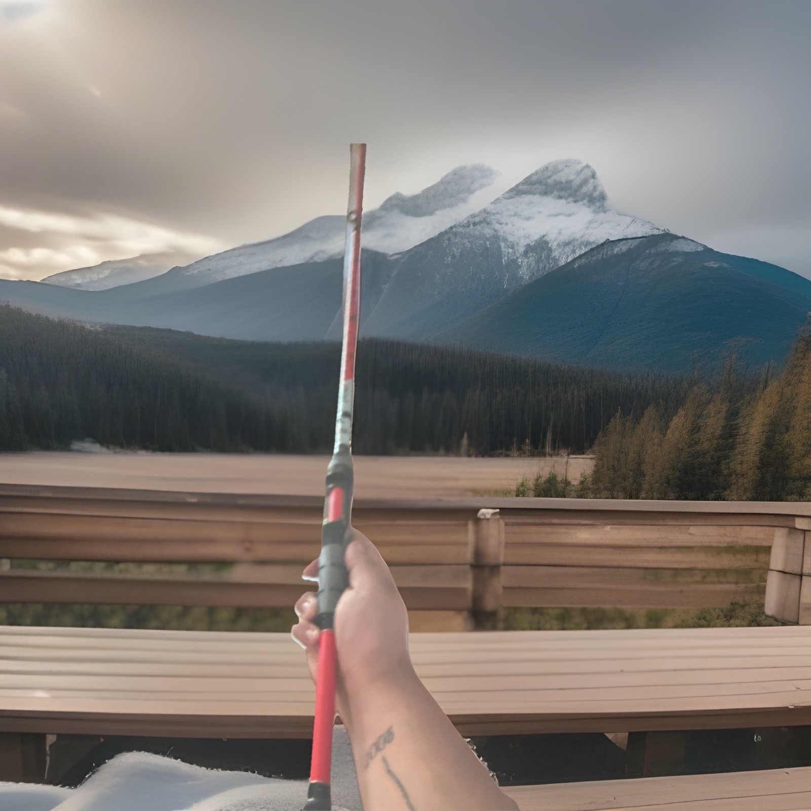 Abu Garcia Max X 7’ Medium Heavy combo rod.