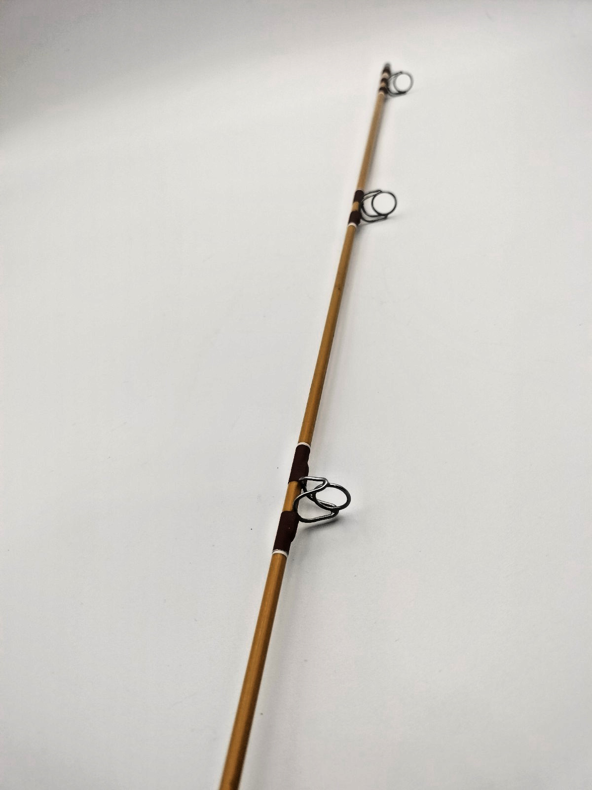 7 ft Spinning Rod Fishing Pole Two Piece 7 Pulls + Hook Rest Adj Reel Holder