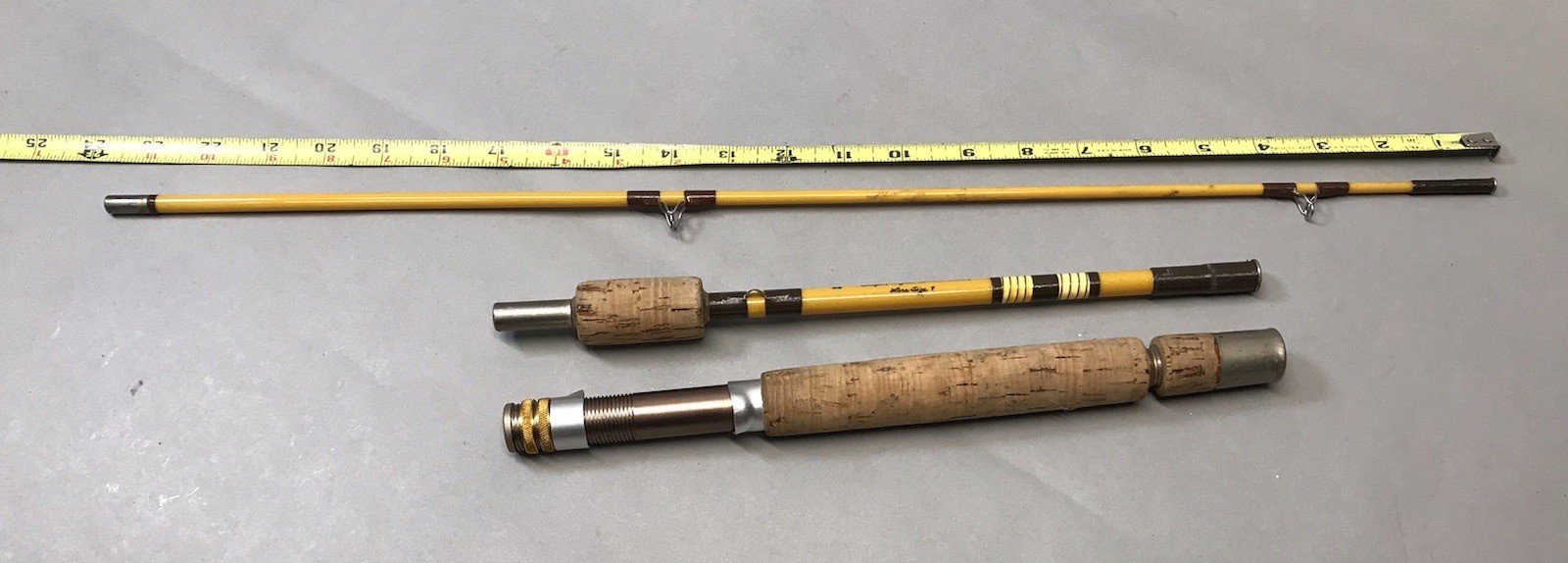 Vintage Wright & McGill Eagle Claw Trailmaster M4TMU 7 1/2ft PARTIAL Rod READ!