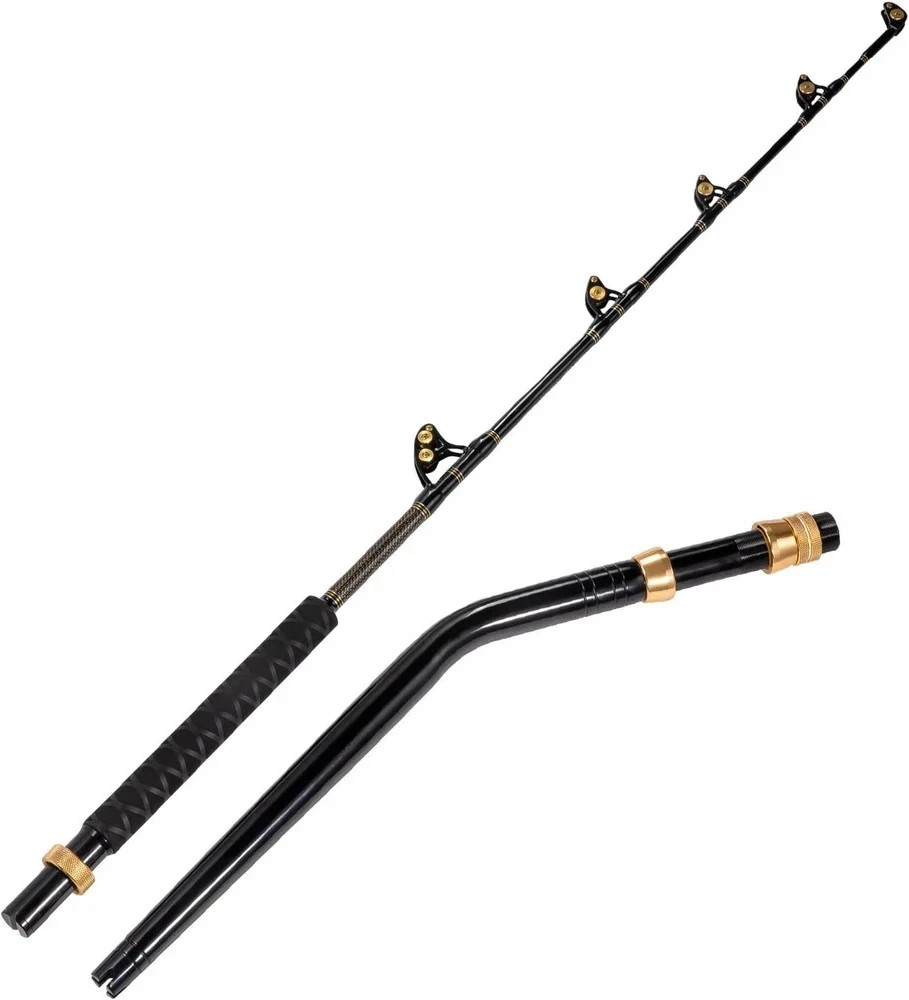 Trolling Rod Saltwater Offshore Heavy Roller Rod Bent Butt Trolling Rod Big Game