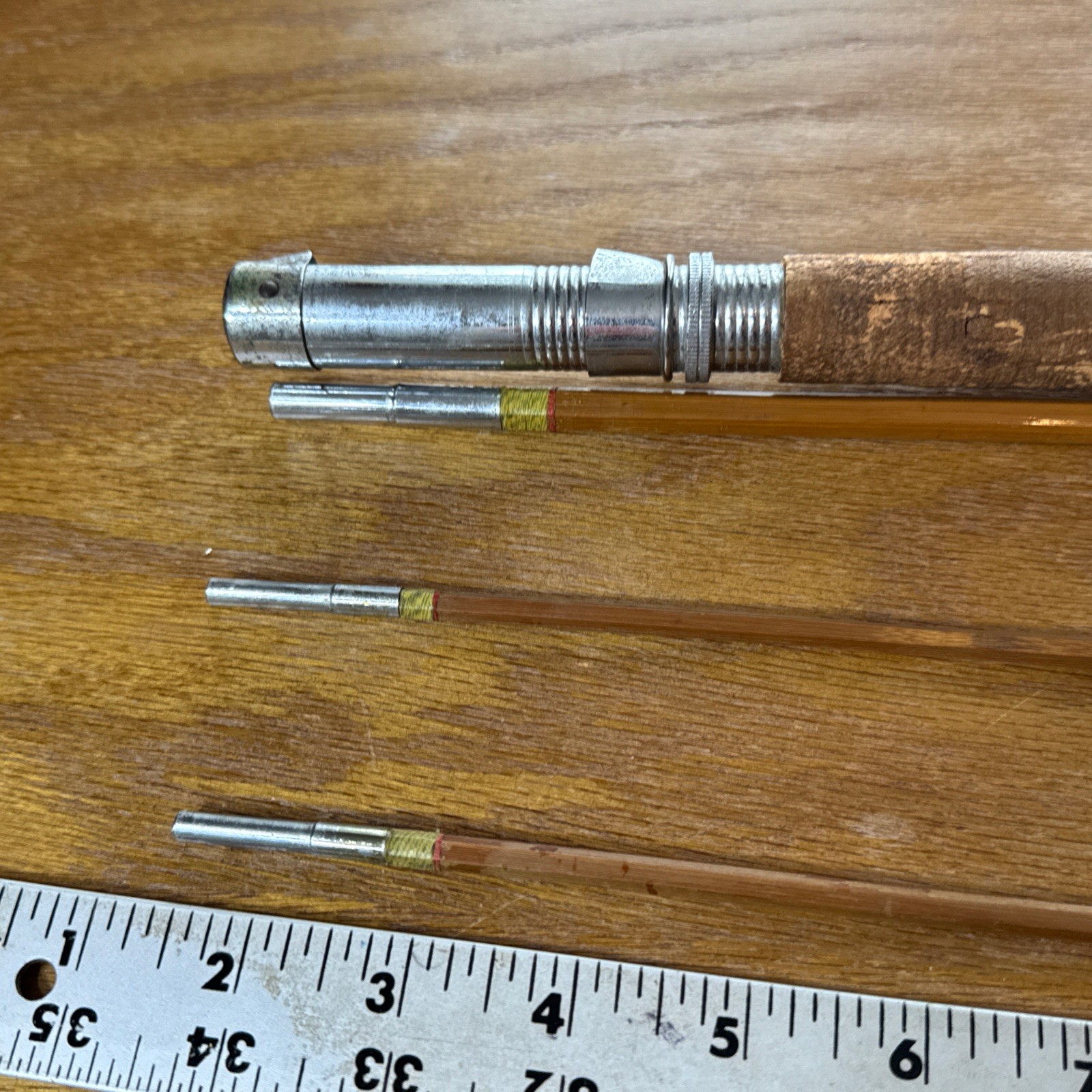 Antique Japanese Made Fly Rod “ Jorgensen No. 85 Two Tips 8.5 Feet Long