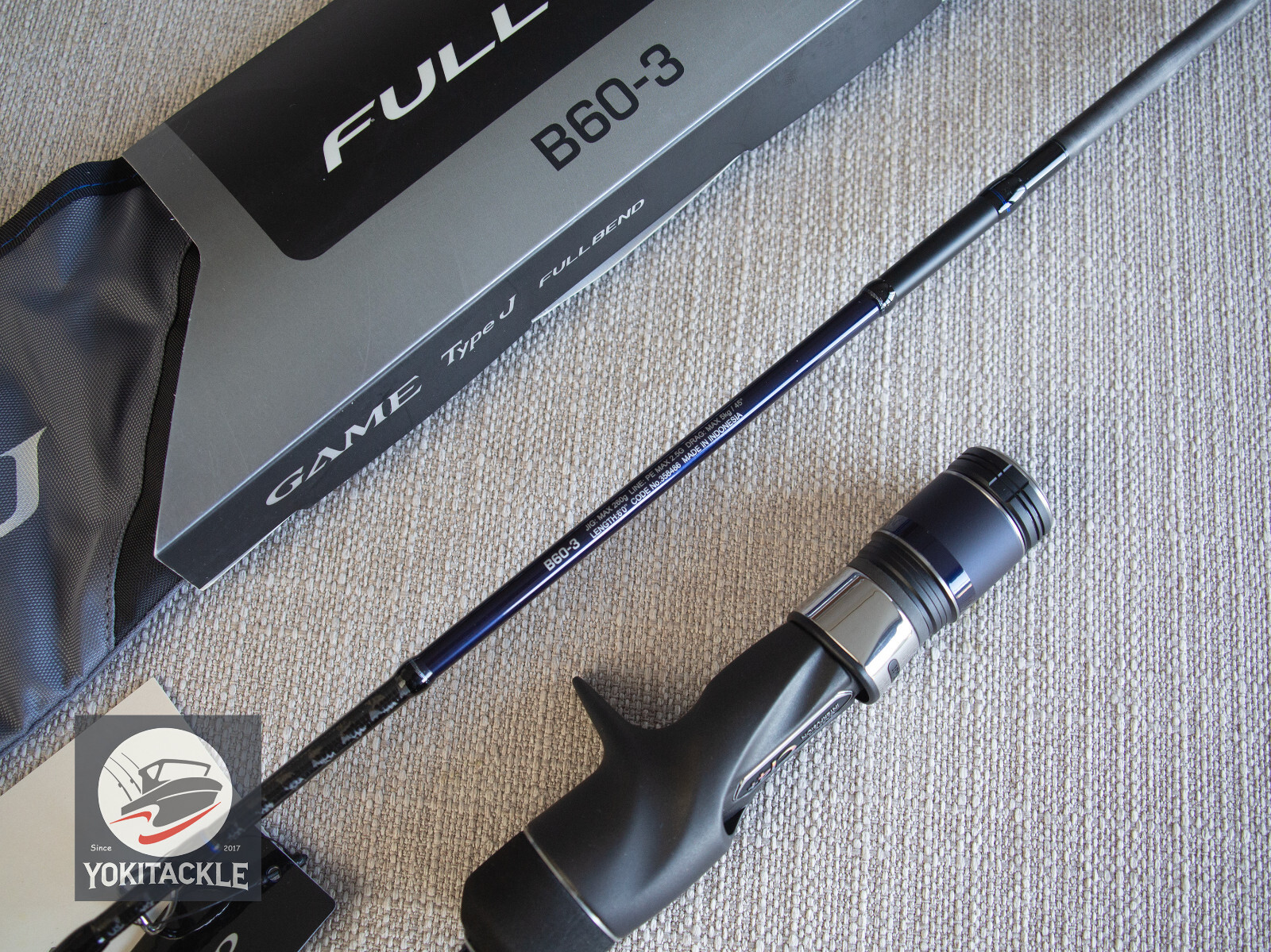SHIMANO 24 GAME Type J Full Bend B60-3 Slow Jigging rod Shipping From JAPAN