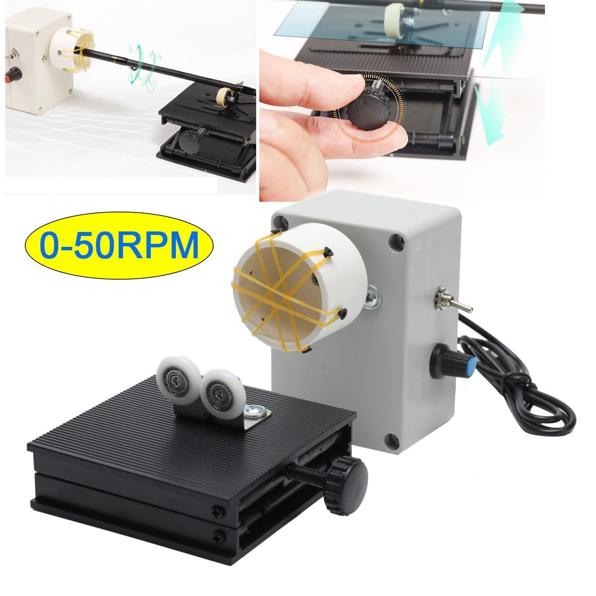 Portable Professional Fishing Rod Building Winding Tool, AC 100-240V Electric…