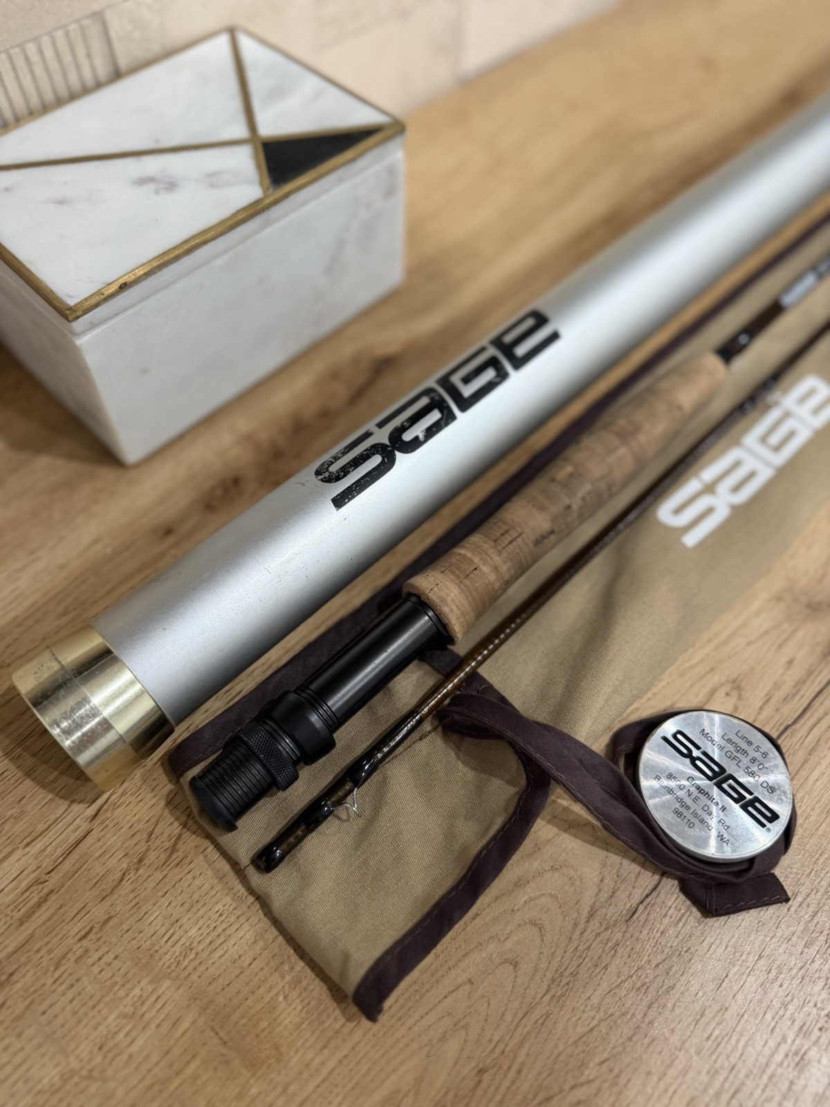 vintage Sage Graphite II GFL 580 DS fly rod Please Make An Offer