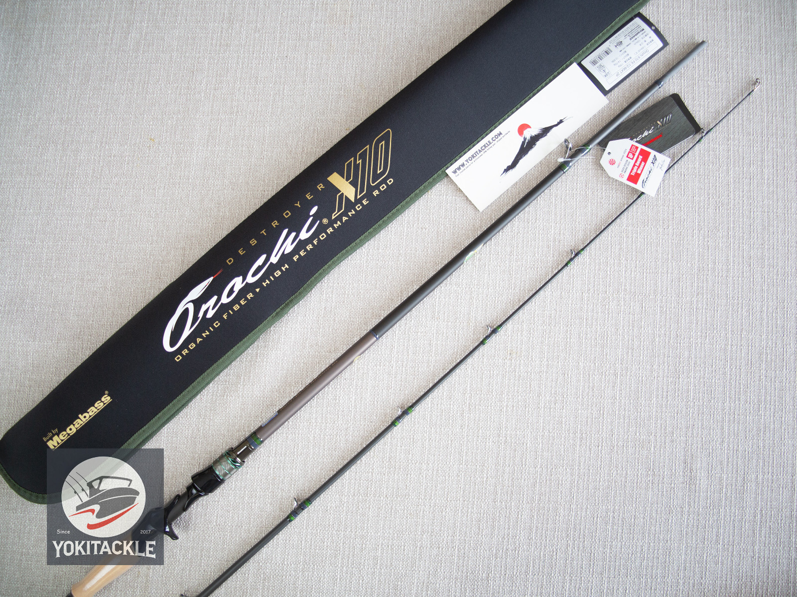 Megabass OROCHI X10 F6.1/2-66XT 2P Baitcasting Rod for Bass Shipping from JAPAN