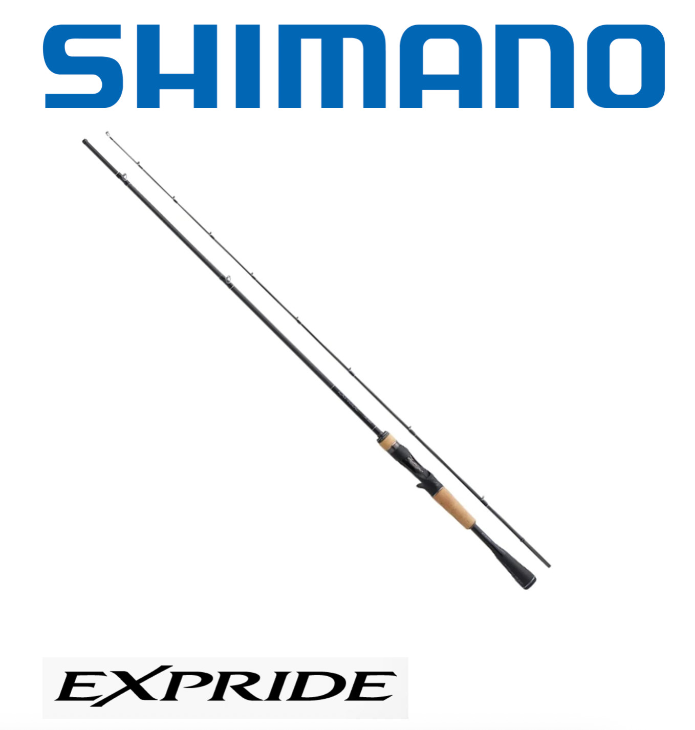 Shimano 22 Expride 166M-2 Bait Casting 2PC Bass Rod New From Japan