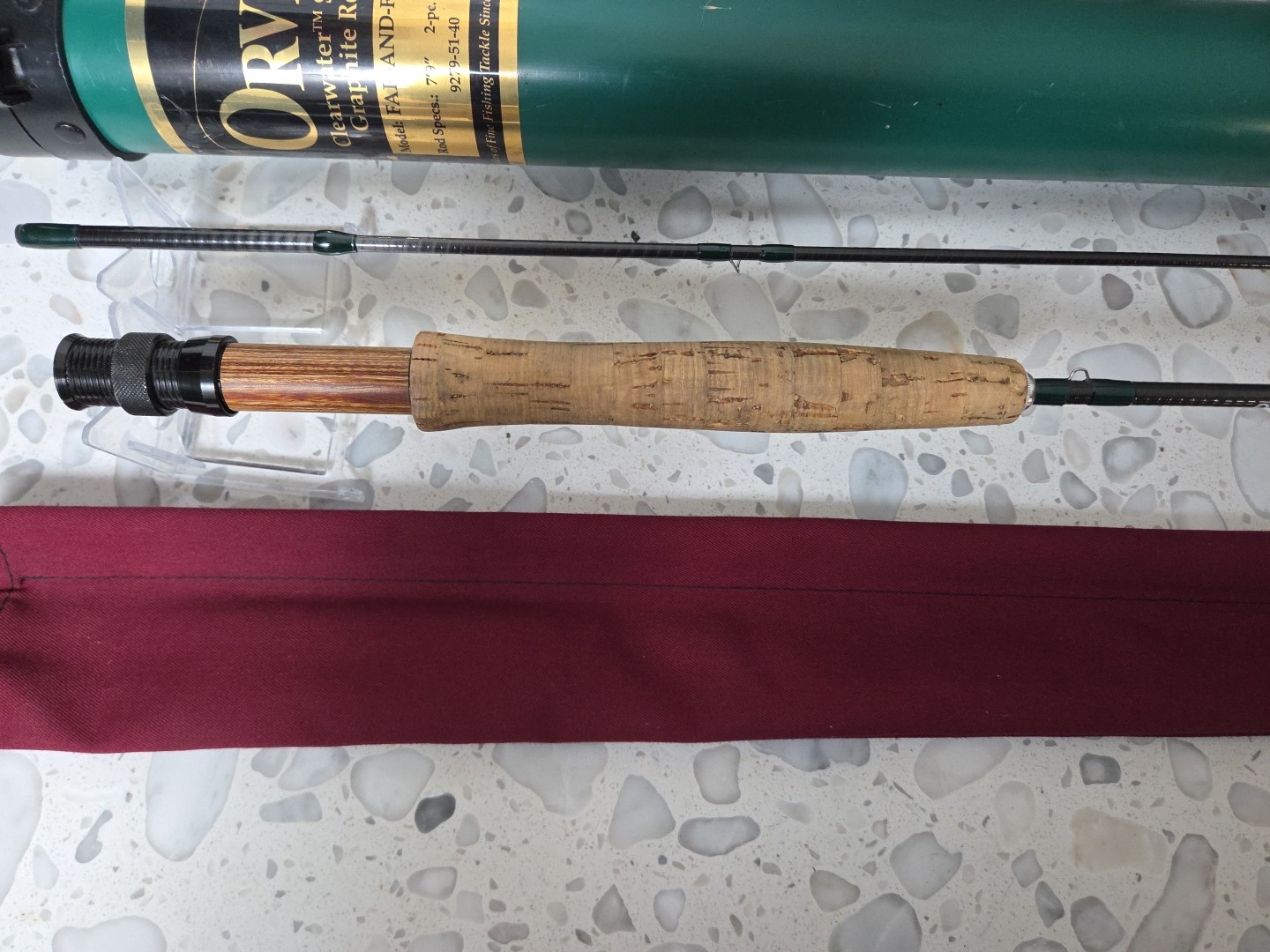 ORVIS Graphite “FAR AND FINE” 5wt 7’9″ Fly Rod