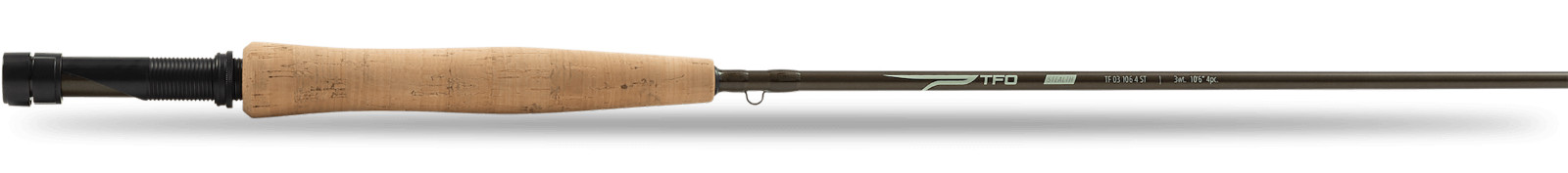 1 NEW TFO Stealth 10 6″ 3 Wt. 4 Piece Fly Rod TF 03 106 4 ST FREE SHIPPING