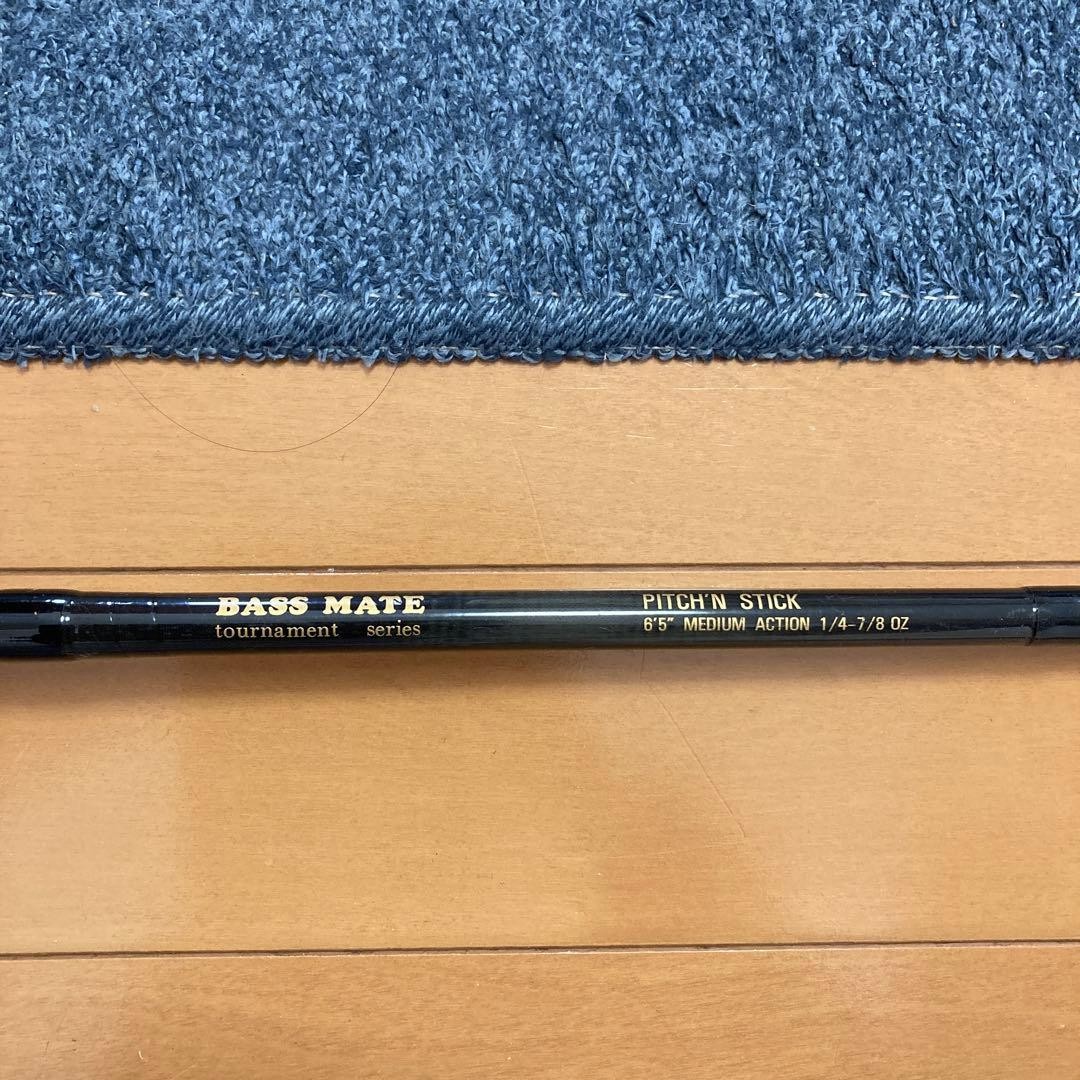 Bass Mate Pitch’N Stick 6’5″ Medium Bass Fishing Rod 1/4-3/8 oz Japan