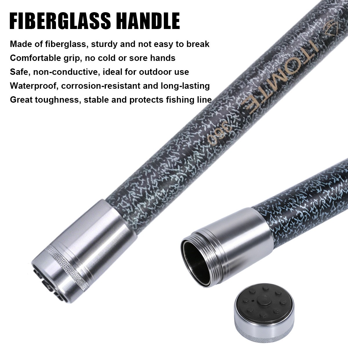 Pro Carbon Fiber Telescopic Fishing Rod Sea Saltwater Freshwater Spinning Pole