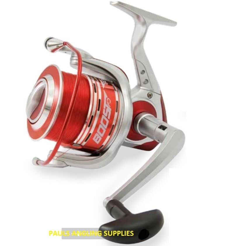 Lineaeffe Boost 8000 Fixed Spool Sea Fishing Beach Surf Reel With 20lb Red Line