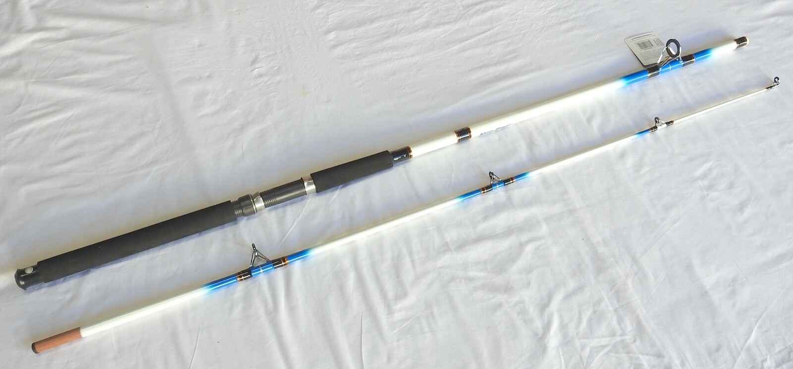 Classic Nite Stick Catfish Spinning Rod 9′ 2PC Glow Tip Blue