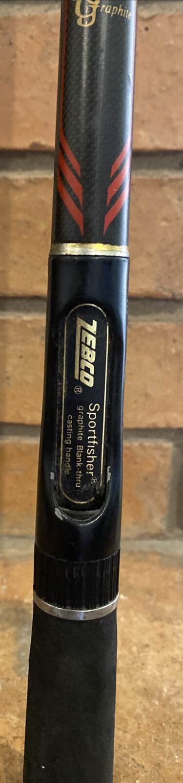 RARE! Zebco Sportfisher PRO GUIDE UTC156 5 1/2’ Med. Action 1 pc Pistol Grip Rod