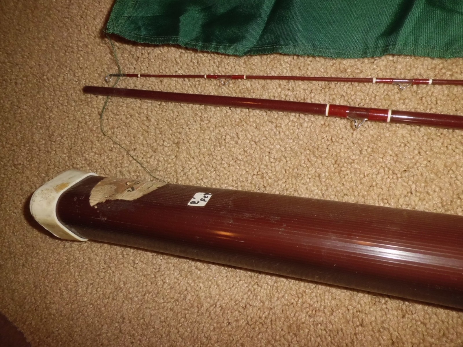 Vintage FENWICK Feralite FF857 Fly 8’6″ Rod made in USA- 7 wt