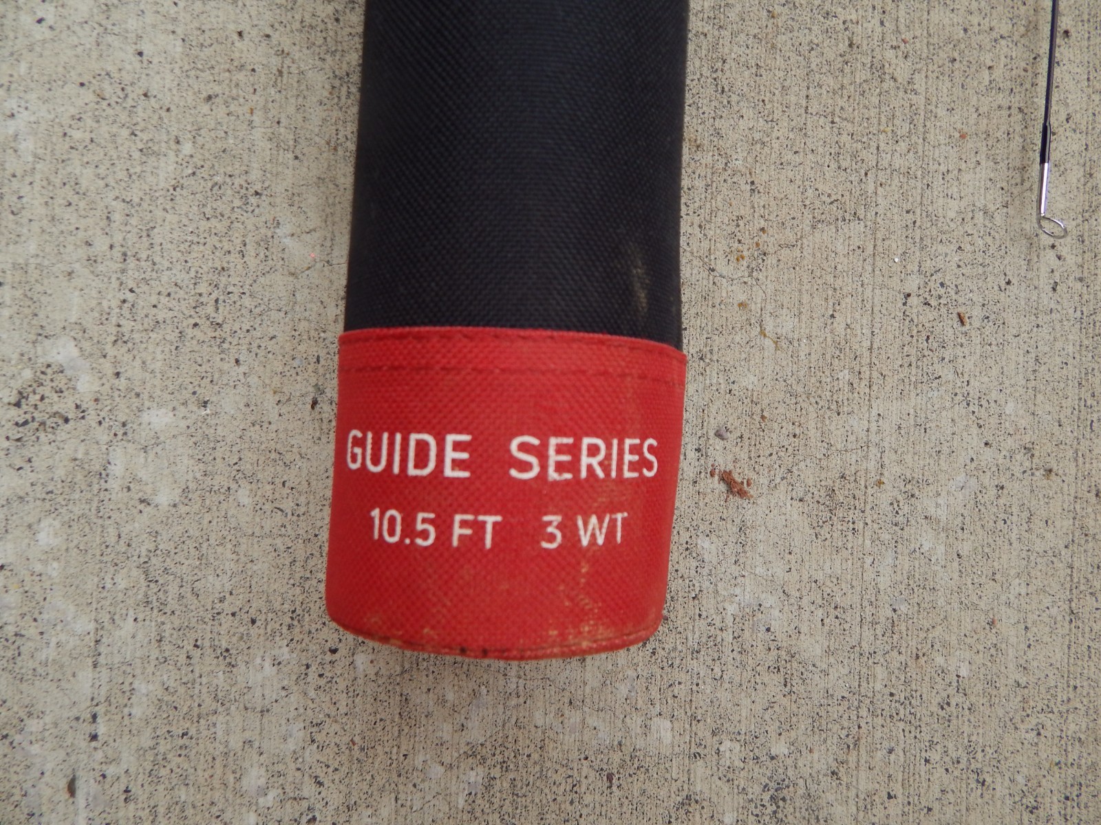 Cortland Guide Series 10.5ft 3wt Fly Rod & Fly Reel Combo w/ Case Black/Red